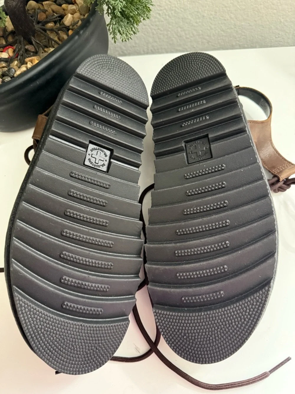 Dr. Martens women size 10 Brown Lace-Up Platform Gladiator Sandals nartilla